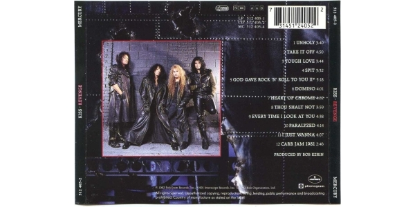 Kiss - Revenge （水星唱片欧版）[FLAC+套图/百度云]